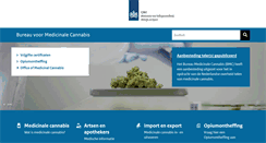 Desktop Screenshot of cannabisbureau.nl